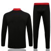 Manchester United Training Huppari Suits 2021-22 Neljännes-Zip Musta Punainen - Miesten